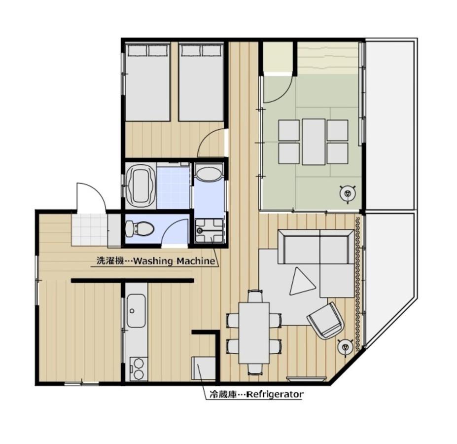 Type A Room 68平米 -ウル エスポワール那覇2- Kume Exterior foto